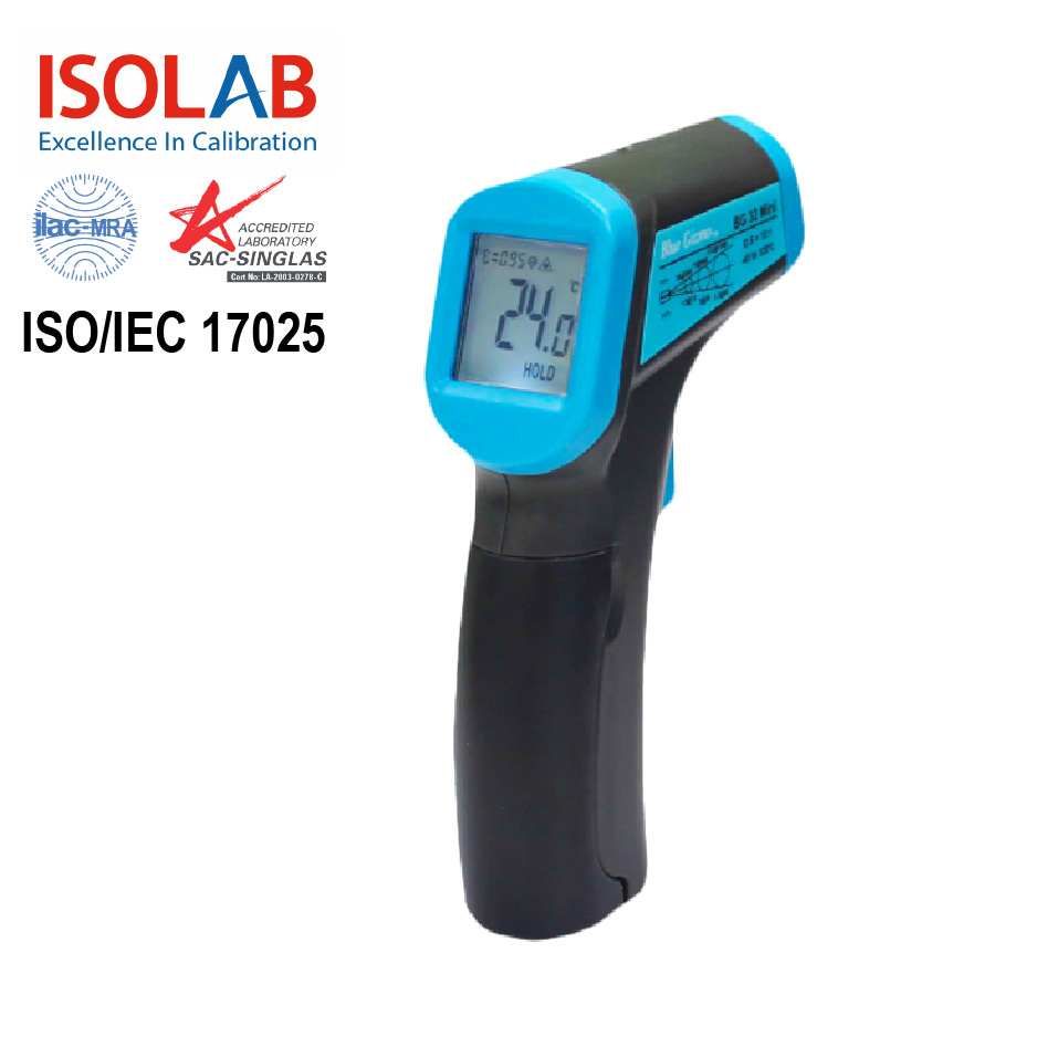 [WITH ACCREDITED CALIBRATION CERTIFICATE] BG32 MINI, BLUE GIZMO NON-CONTACT MINI INFARED THERMOMETER