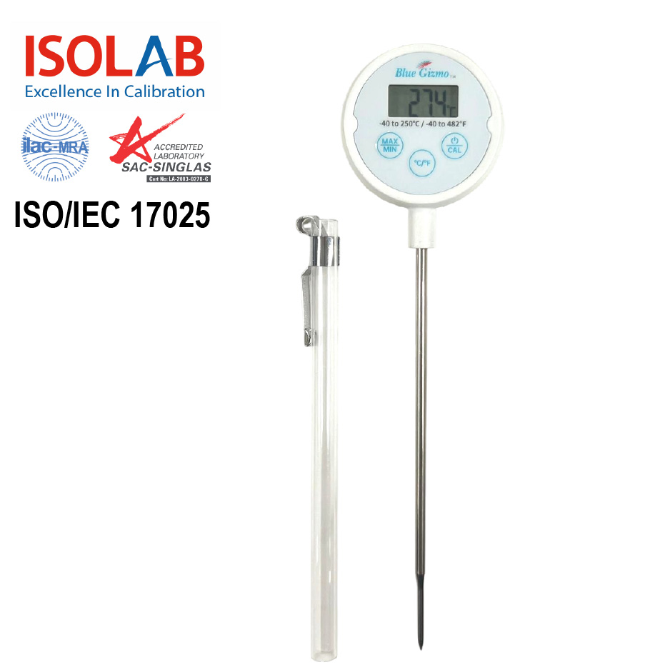 [WITH ACCREDITED CALIBRATION CERTIFICATE] BG363+, BLUE GIZMO LOLIPOP THERMOMETER